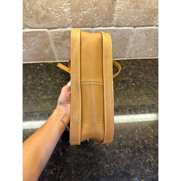 Madewell The Sydney Zip-Top Crossbody Bag Antique Gold NEW - Picture 4 of 10